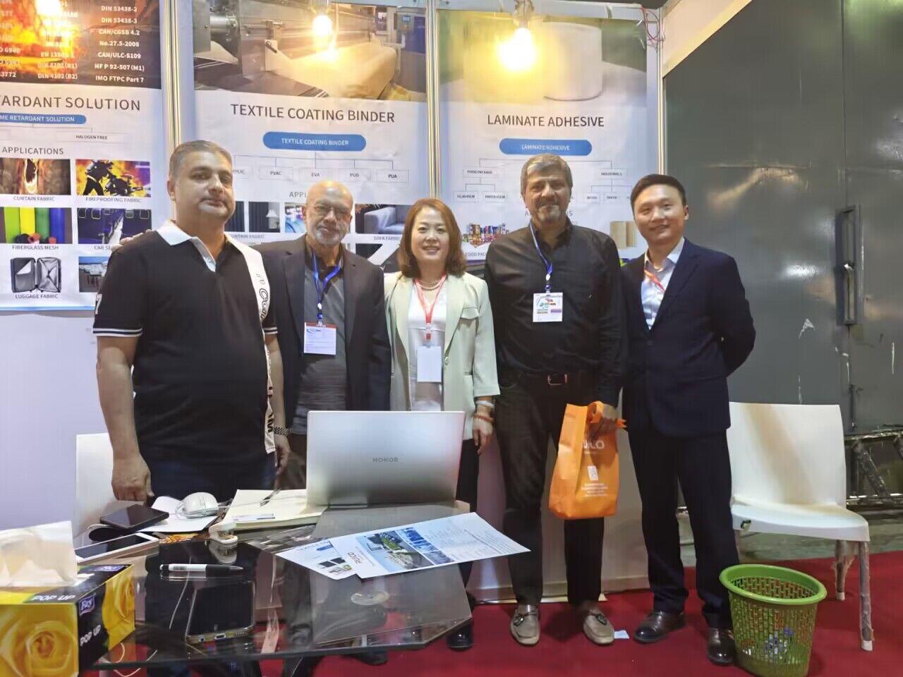 Zhejiang Ruico Advanced Materials Co., Ltd. deltog i den 26:e Asian Textile Exhibition